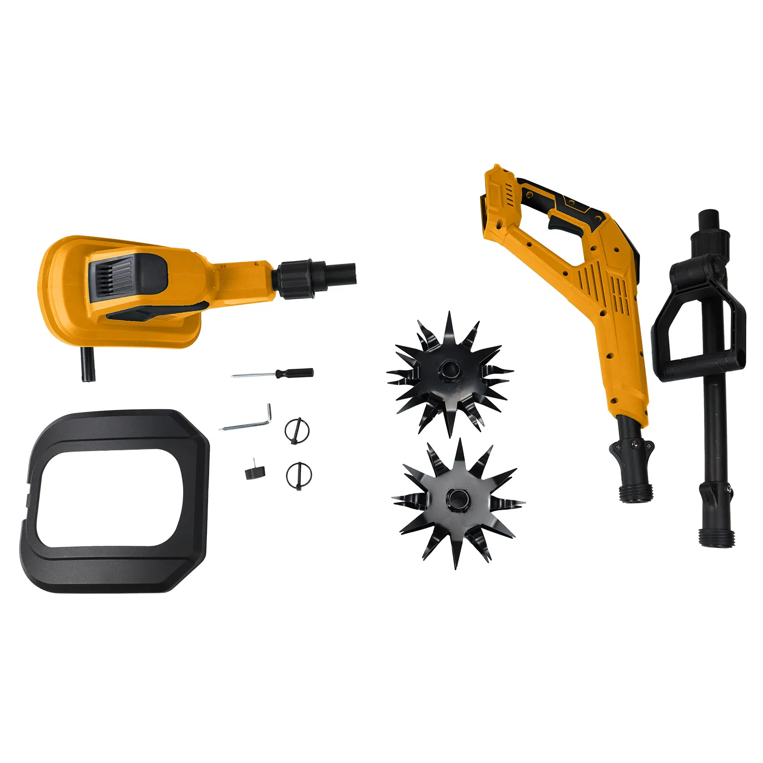 Portable Garden Tiller Tool for Efficient Soil Cultivation by Farmers