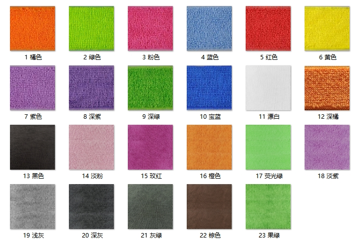 Soft Absorbent Microfiber 80 Polyester 20 Polyamideroll Cleaning Cloth for Kitchen Dish Towel