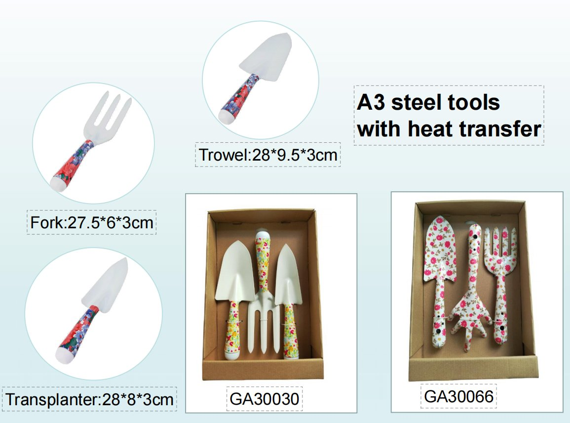 Garden Cultivator Hand Stainless Steel Tool Set Garden Shovel Rake Fork Tools