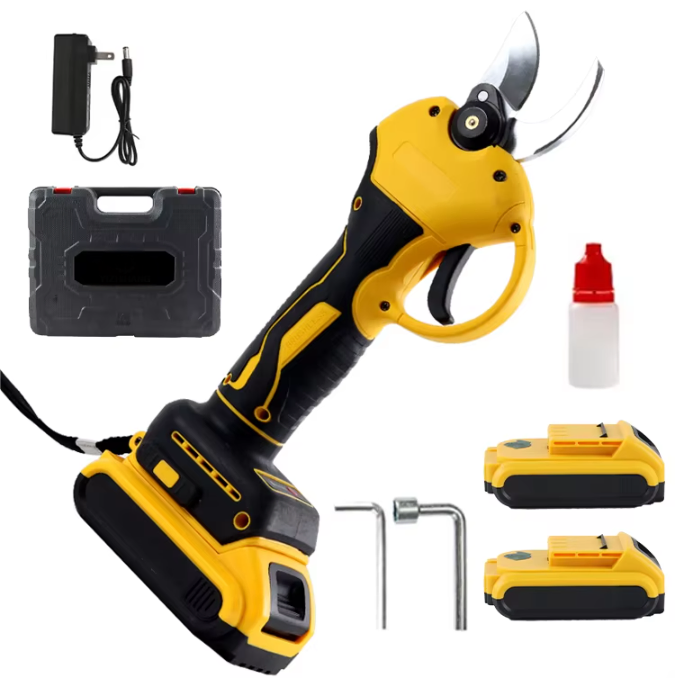 Battery Powered Pruning Shears: 25mm Electric Garden Tools for Ease