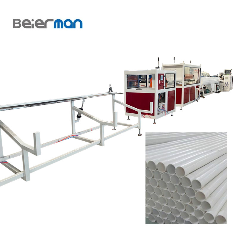 PVC Garden Watering Pipe Extrusion Machine Sjsz80/156 for Landscaping 110 - 400mm