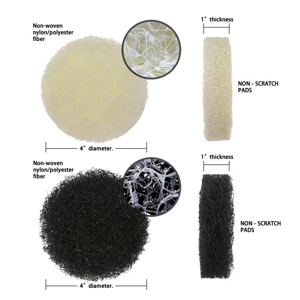 Multi-Functional 23PCS Drill Cleaning Brush Kit with Sponge and Scouring Pad for Household Cleaning