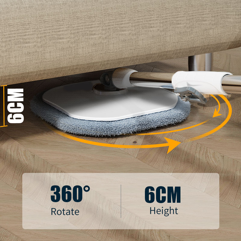 Dual Chamber Floor Cleaning System with Spin Dry Technology