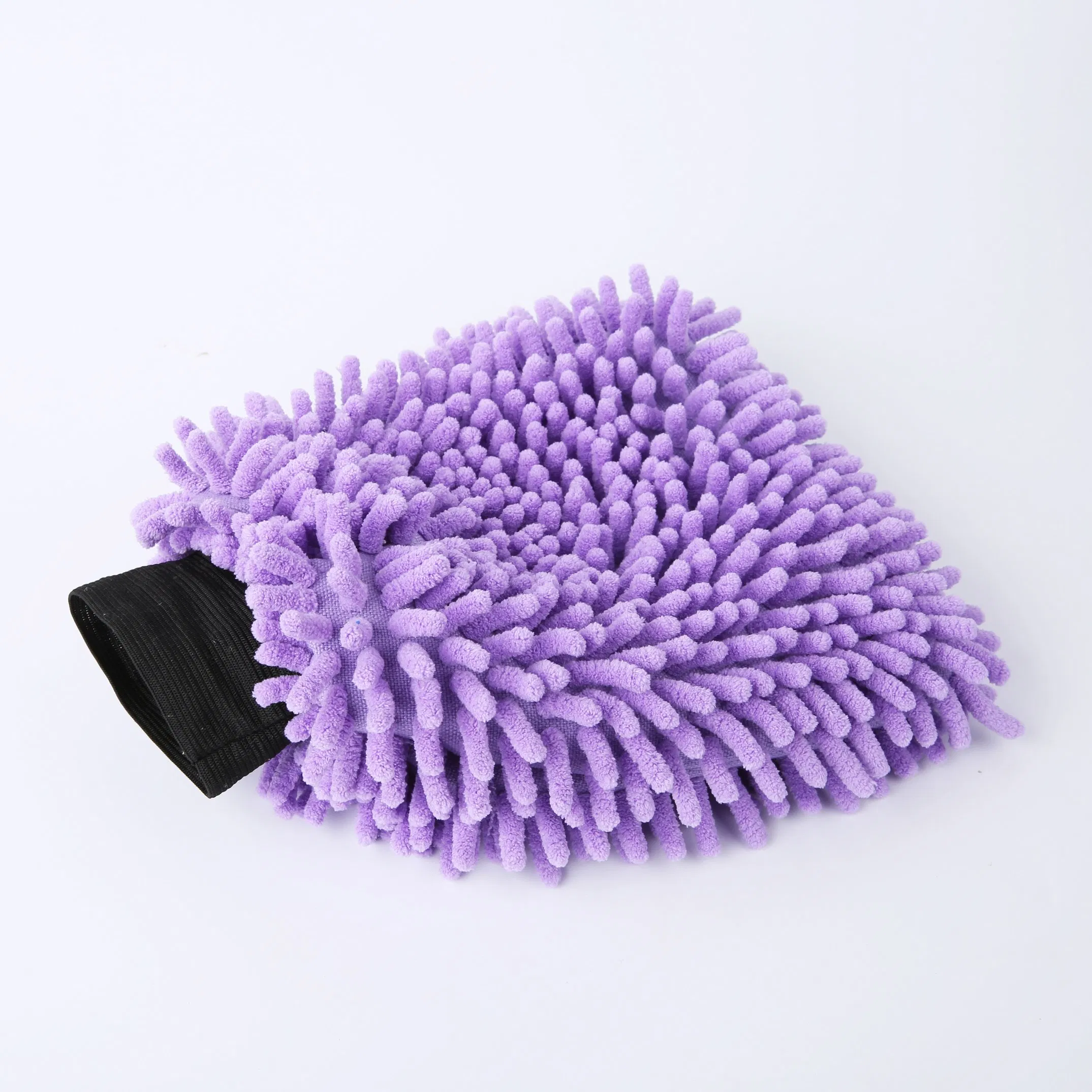 Microfibre Chenille Wash Cleaning Gloves for Car Auto Care Kitchen Flat Bath