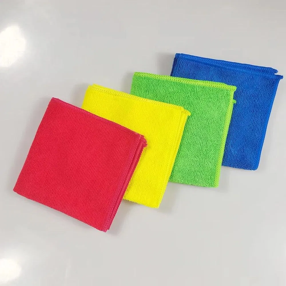 Soft Absorbent Microfiber 80 Polyester 20 Polyamideroll Cleaning Cloth for Kitchen Dish Towel