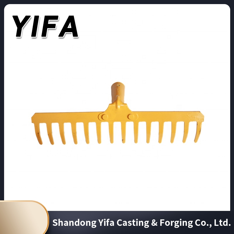 High Quality Hardware Hand Garden Tool Carbon Steel 12 Teeth Rake Agricultural Hand Tool