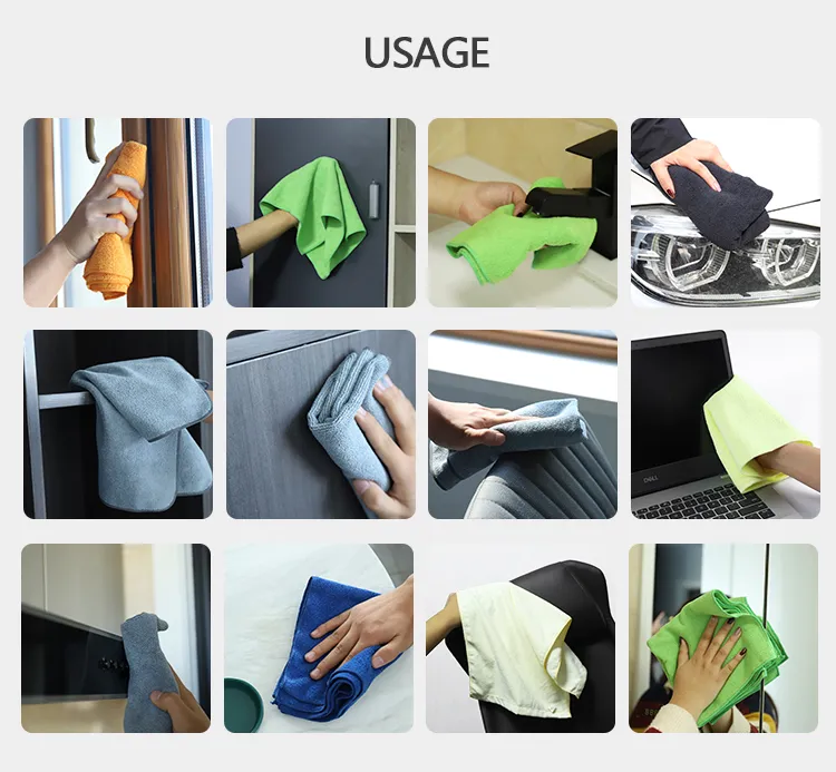 Microfiber Kitchen Car Cleaning Cloth Detail