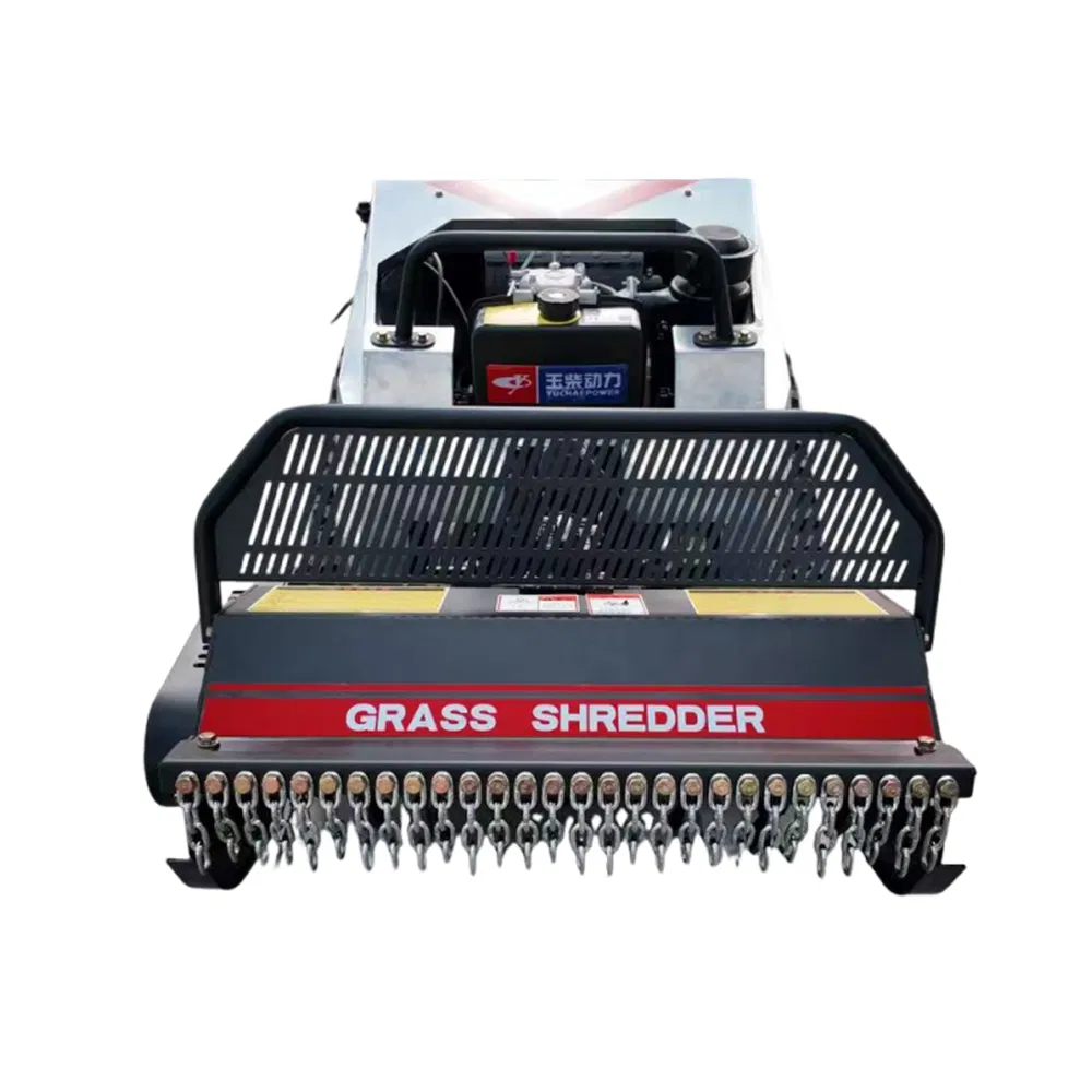 Farm Garden Wireless Radio Diesel EPA Engine Remote Control Electric Battery Bush Hillside Hill Zero Turn Flail Slope Track RC Lawn Grass Mower for Sale