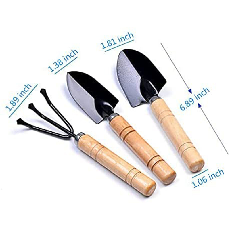Hot Selling Gardening Home Mini Gift Kids Pruning Hand Equipment Wood Handle Garden Tool