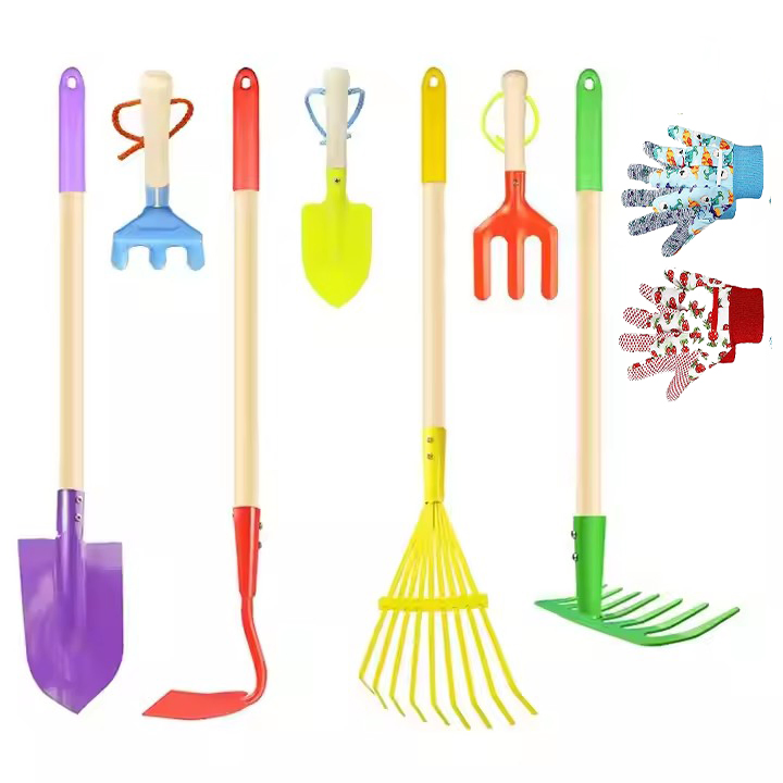 Kids Shovel Digging Beach Shovel Outdoor Sea Tool Set for Baby Gardening and Planting Detachable Garden Tools Gift Kits
