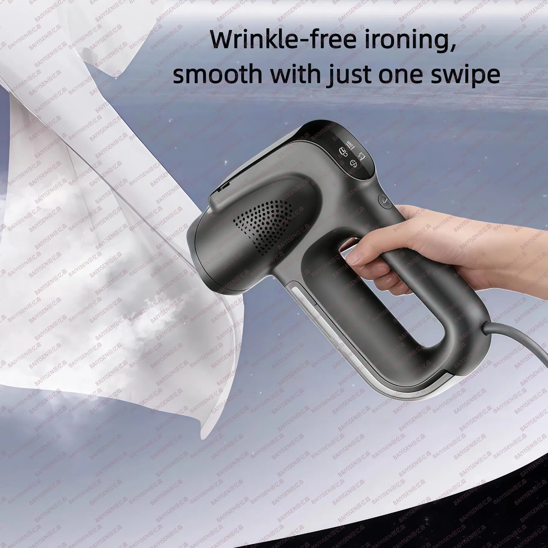 Garment Steamer Iron Home Appliance Portable Handheld Steam Vacuum for Cloth Clean Auto Adsorption Mite Dust Removal Dry Wet