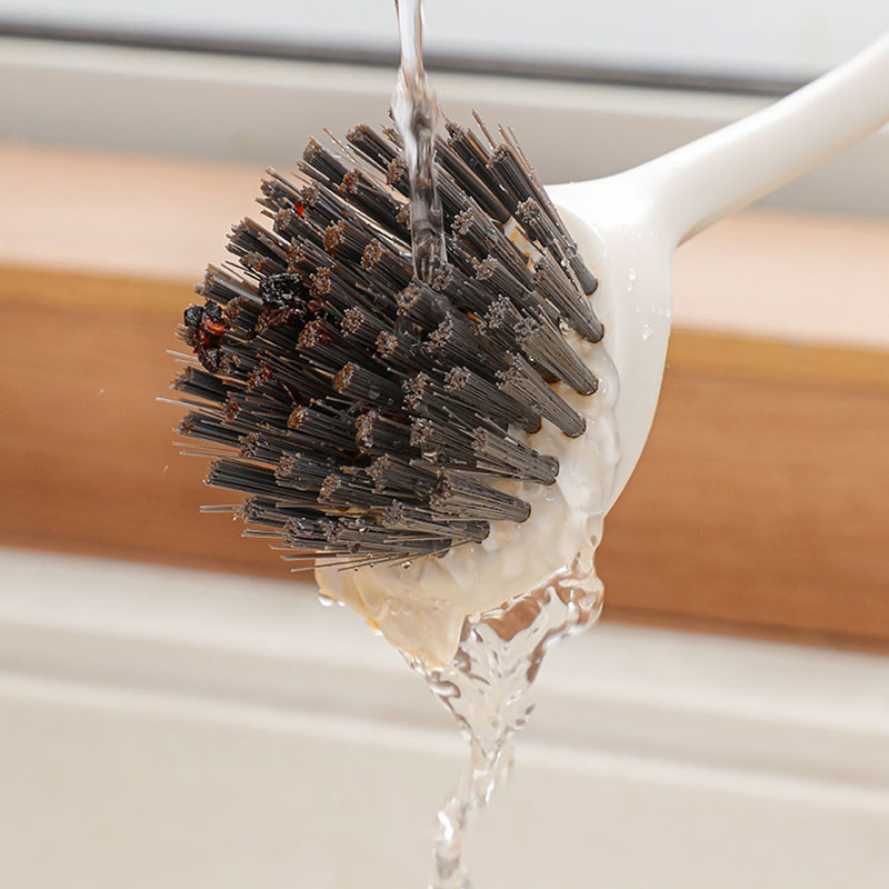 Esun Household Dish Scrub Brush with Built-in Scraper Efficient Cleaning Brushes