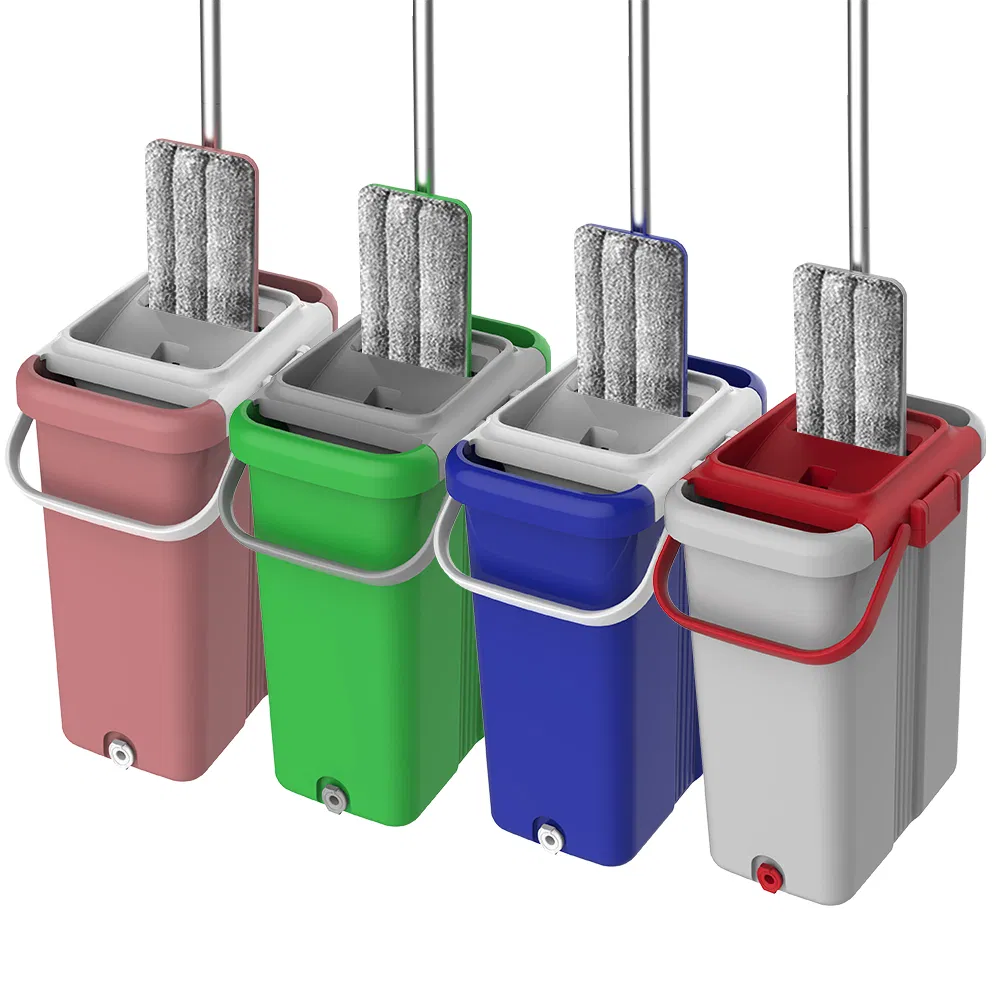 Hot Sale Home Cleaning Products Flat Mop with Bucket