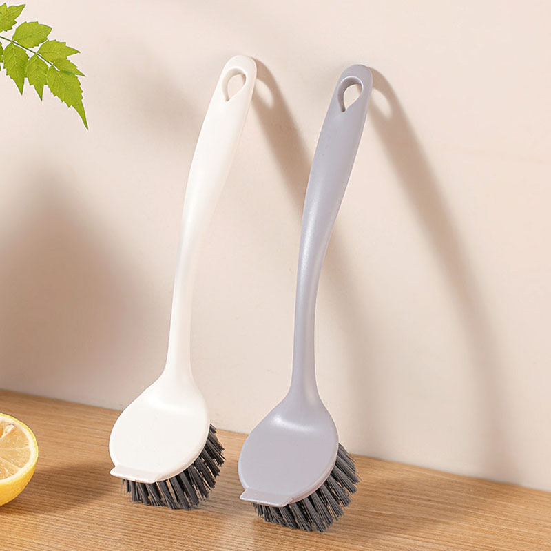 Esun Household Dish Scrub Brush with Built-in Scraper Efficient Cleaning Brushes