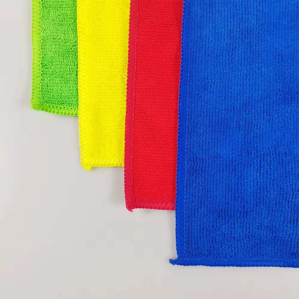 Soft Absorbent Microfiber 80 Polyester 20 Polyamideroll Cleaning Cloth for Kitchen Dish Towel