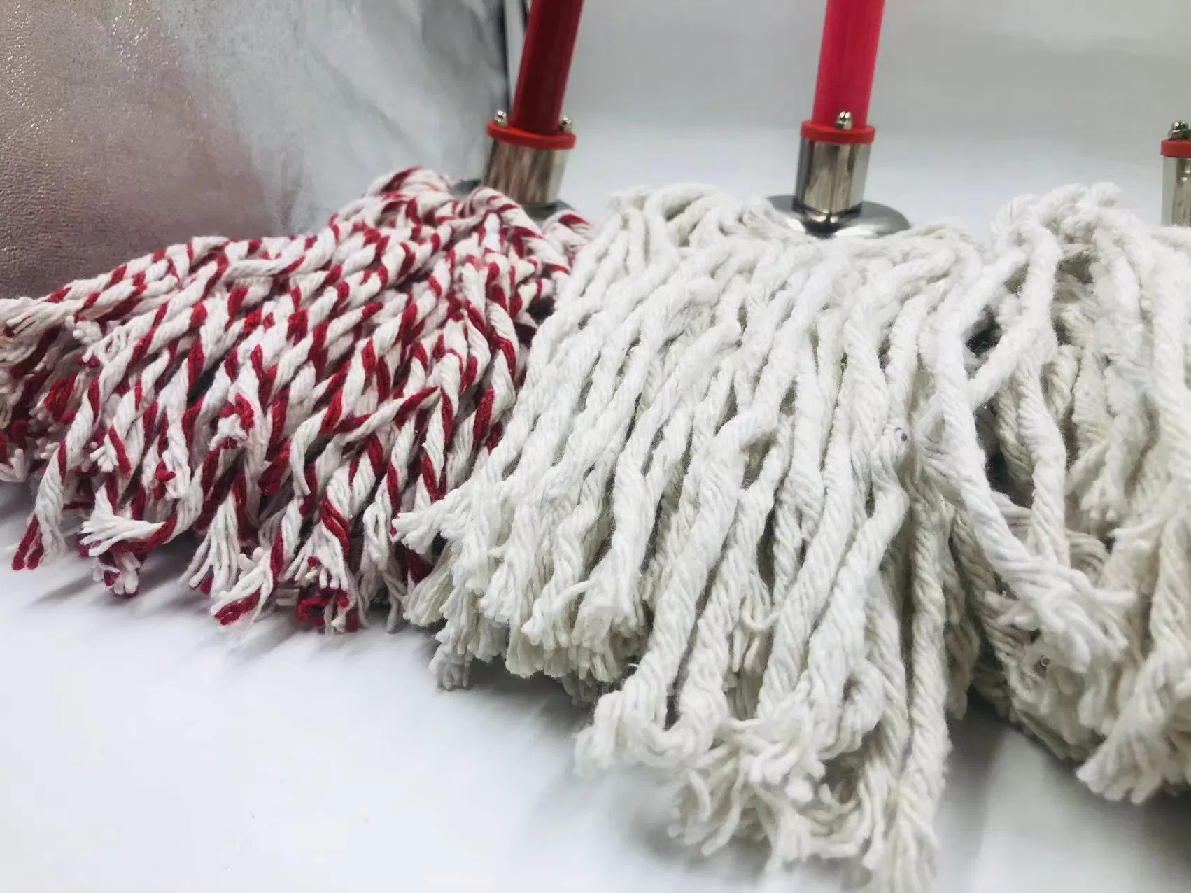 Plastic Broom Brush Mop Cotton Yarn Floor Sweeping Tools for Home Kitchen House Cleaning Supplies