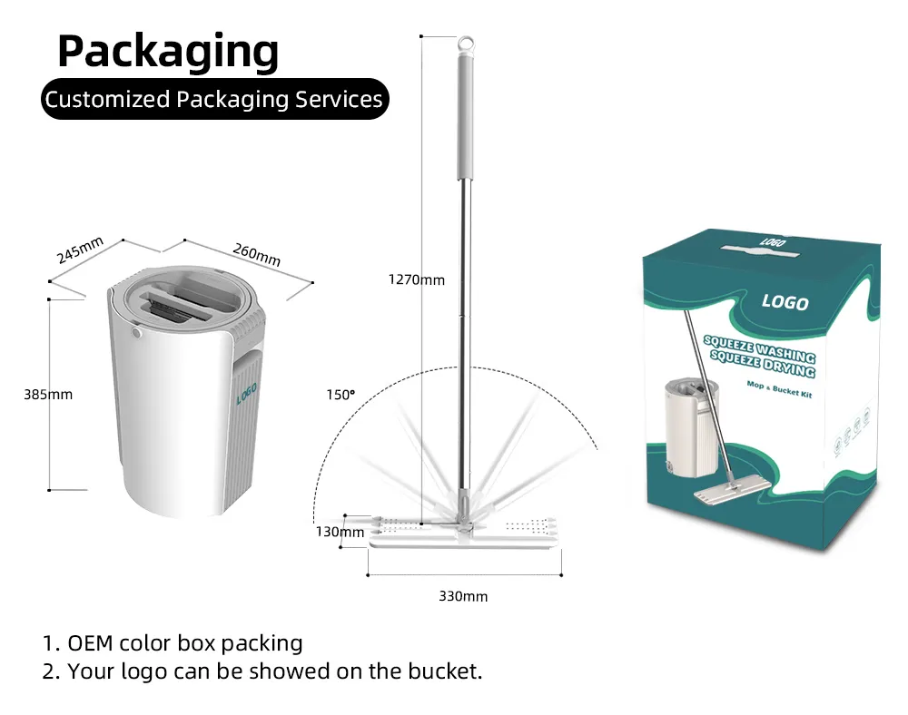 Squeeze Cleaning Mop Detail 4