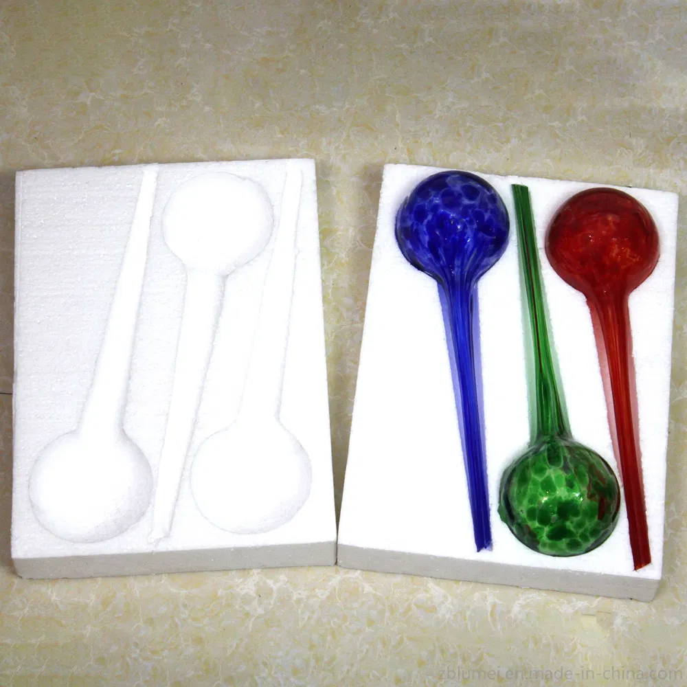 Colorful Hand Blown Glass Decorative Indoor Potted Plant Hydro/Aqua Automatic/Self Watering Flower Water Equipment