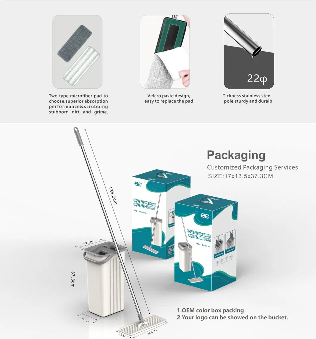 Squeeze Mop Bucket Detail 4