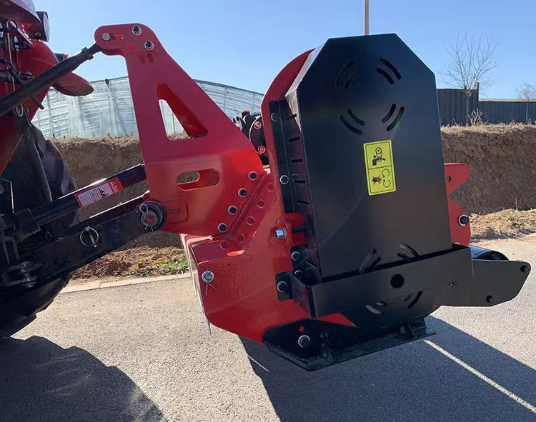 Tree Row Maintenance Tool with Flip-Over Function for Orchard Care