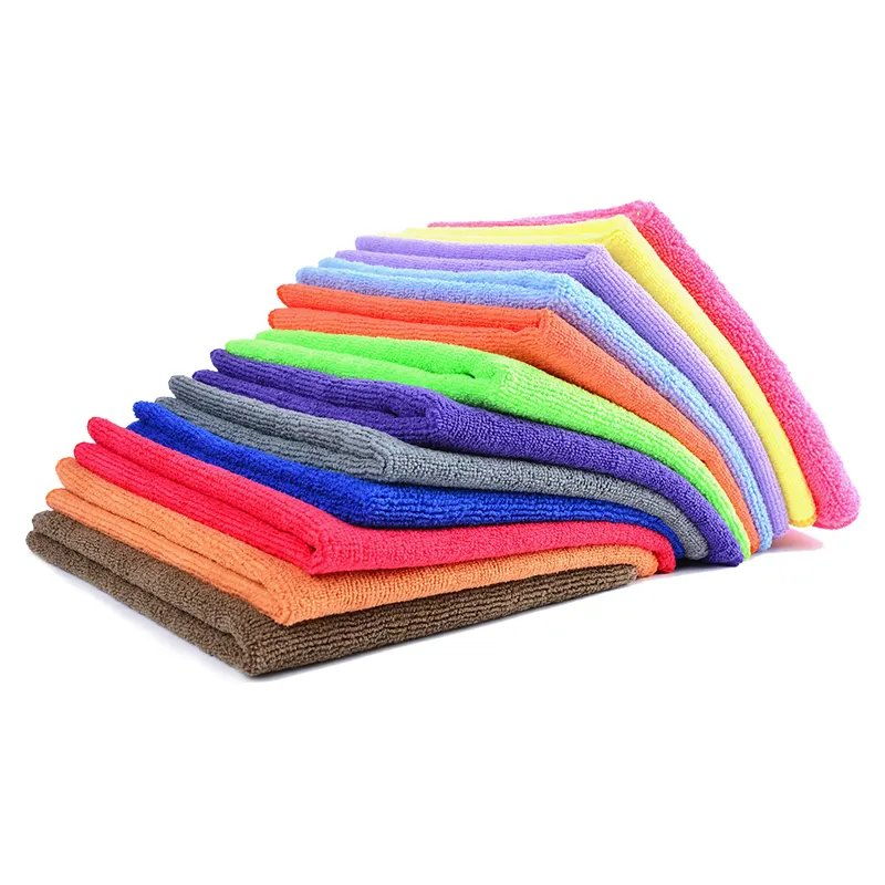 High Quality Custom Microfiber Cleaning Towel Absorbent Car Care Cleaning Towel Microfiber Cleaning Towel for Kitchen