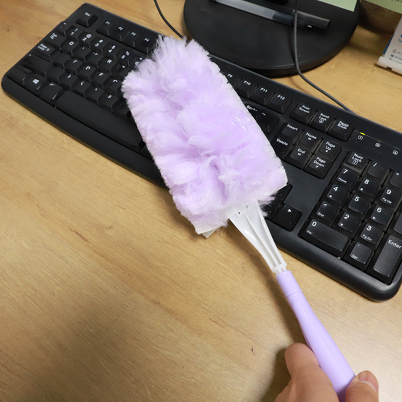 Household Disposable Electrostatic Duster Detachable Cleaning Brush for Multi Purpose