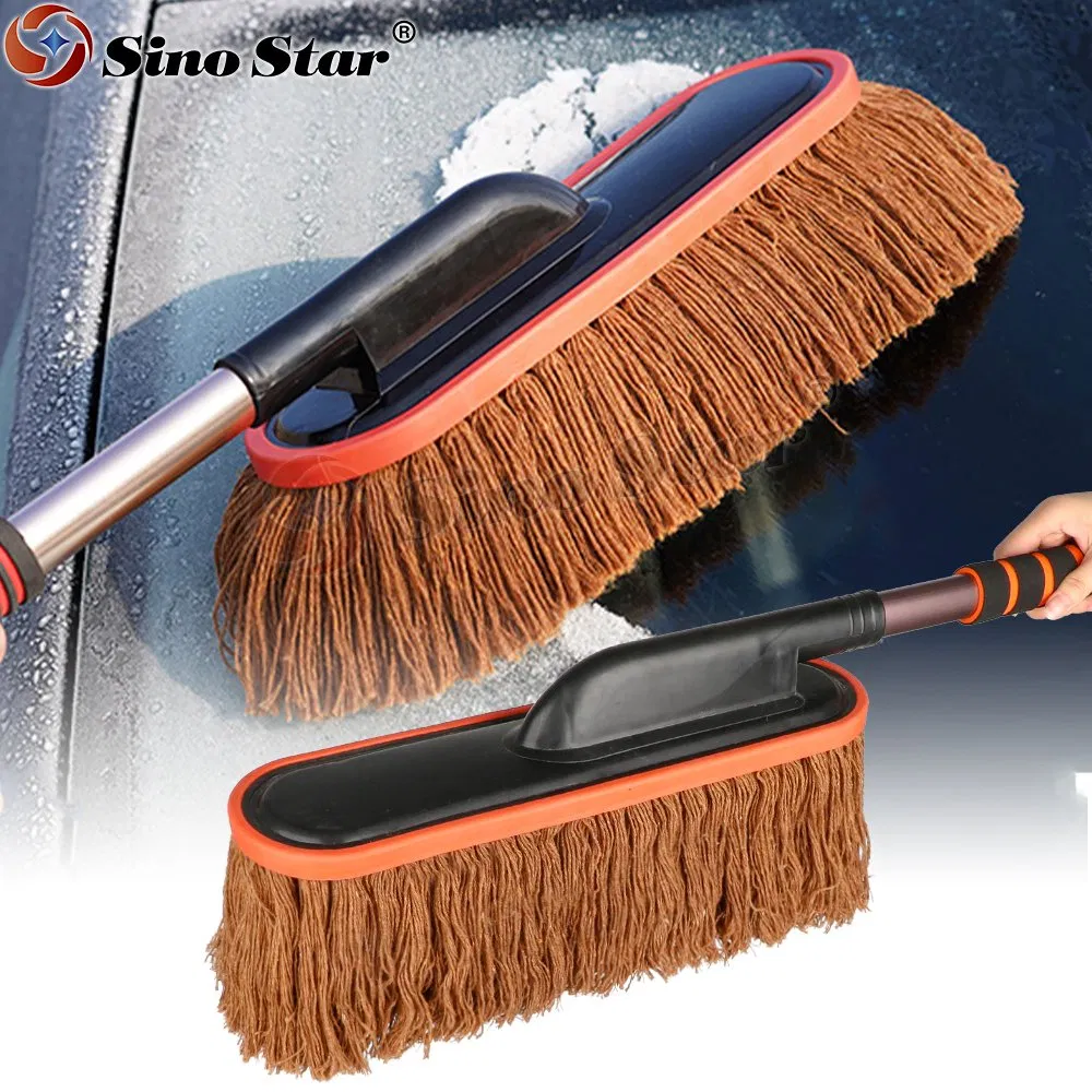 Retractable Car Cleaning Artifact, Car Brush Dust Removal Dust Removal Car Washing Mop, Car Supplies and Tools