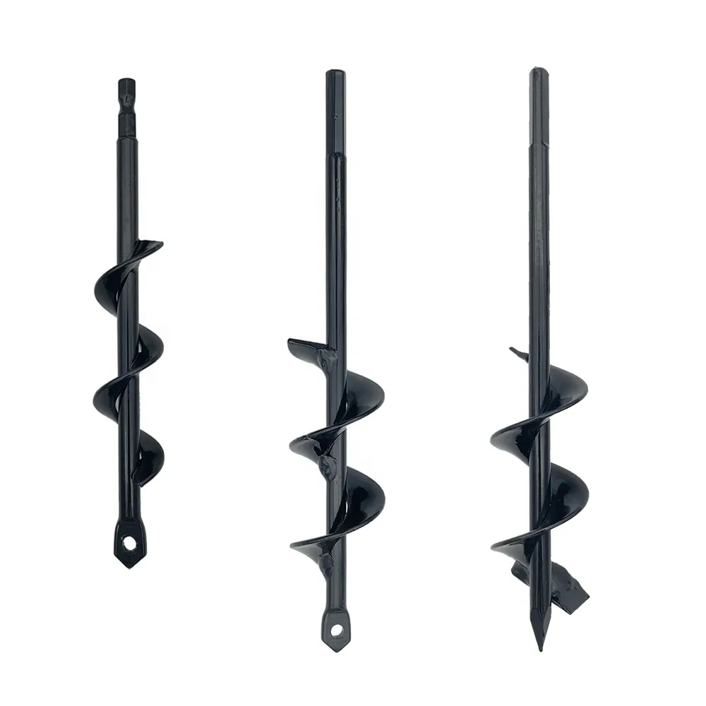 Efficient Earth Auger Tool for Quick Garden Digging with Handle Drill