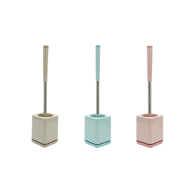 Professional Cleaning Chic Household Helpers Plastic Holder Cleaner Toilet Brush Set with CE Certificate