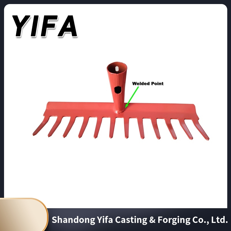 Agricultural Tool Garden Tool Farming Tool Manual Drop Forged Steel Rake