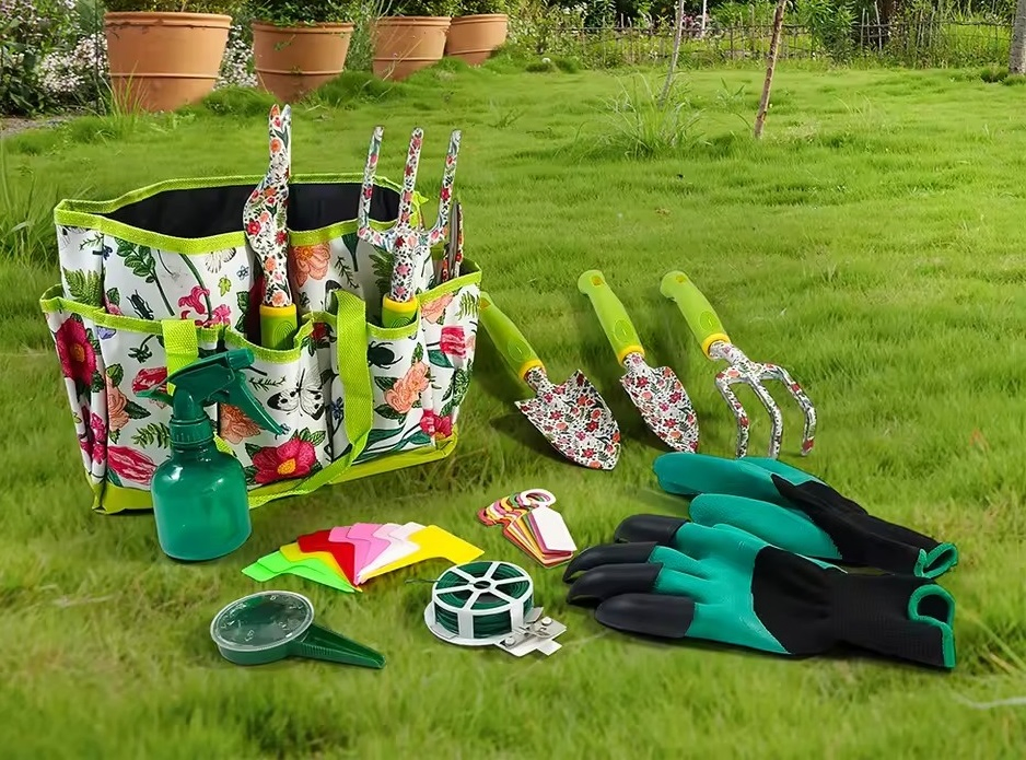 Heavy Duty Hand Tools for Pruning Trowel Rake Cultivator for Outdoor Gardening