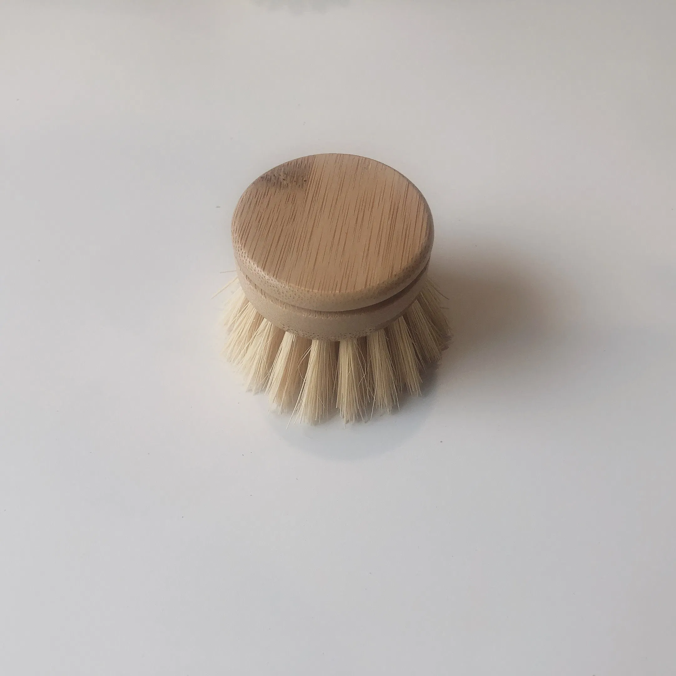 100% Organic Bamboo Scrub Brush Pot Brushes Dish Scrubber for Household Cleaning
