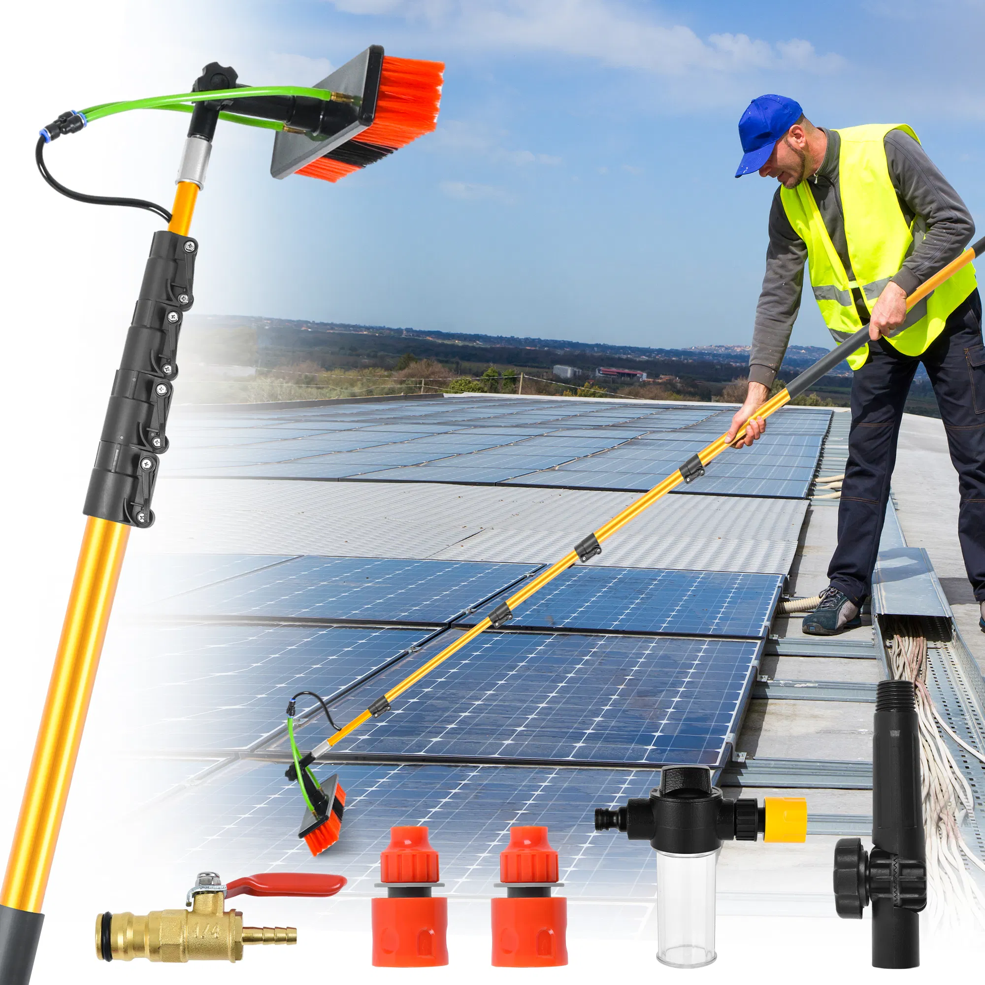 Premium Window Washing Tool for High-Performance Solar Panel Care