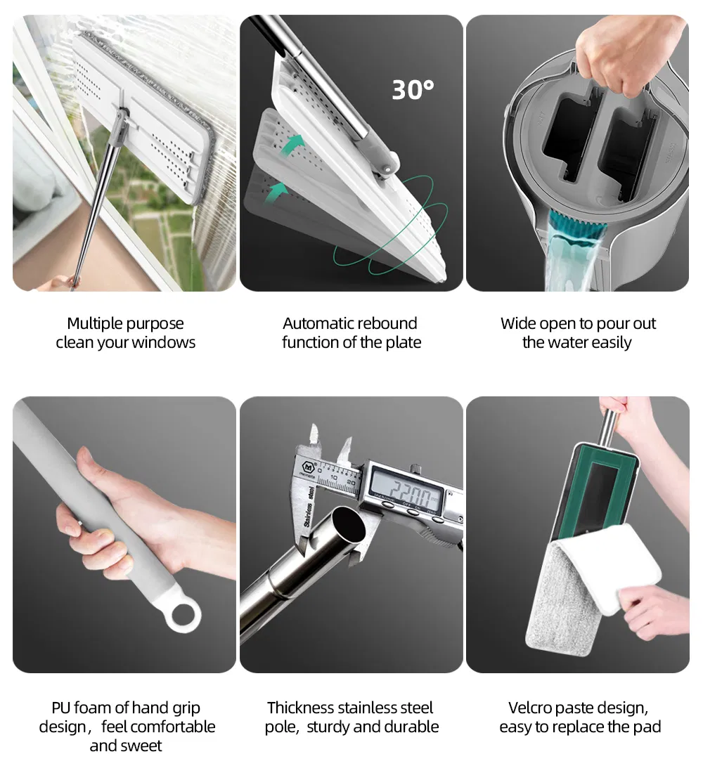 Squeeze Cleaning Mop Detail 2
