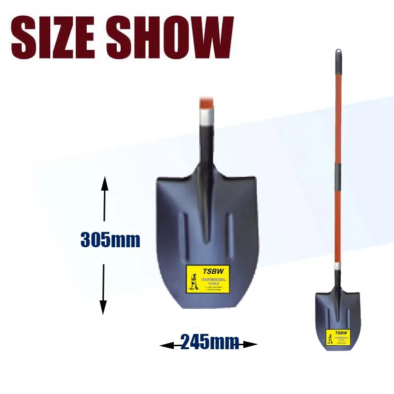 Fiberglass Handle Shovel Detail 1