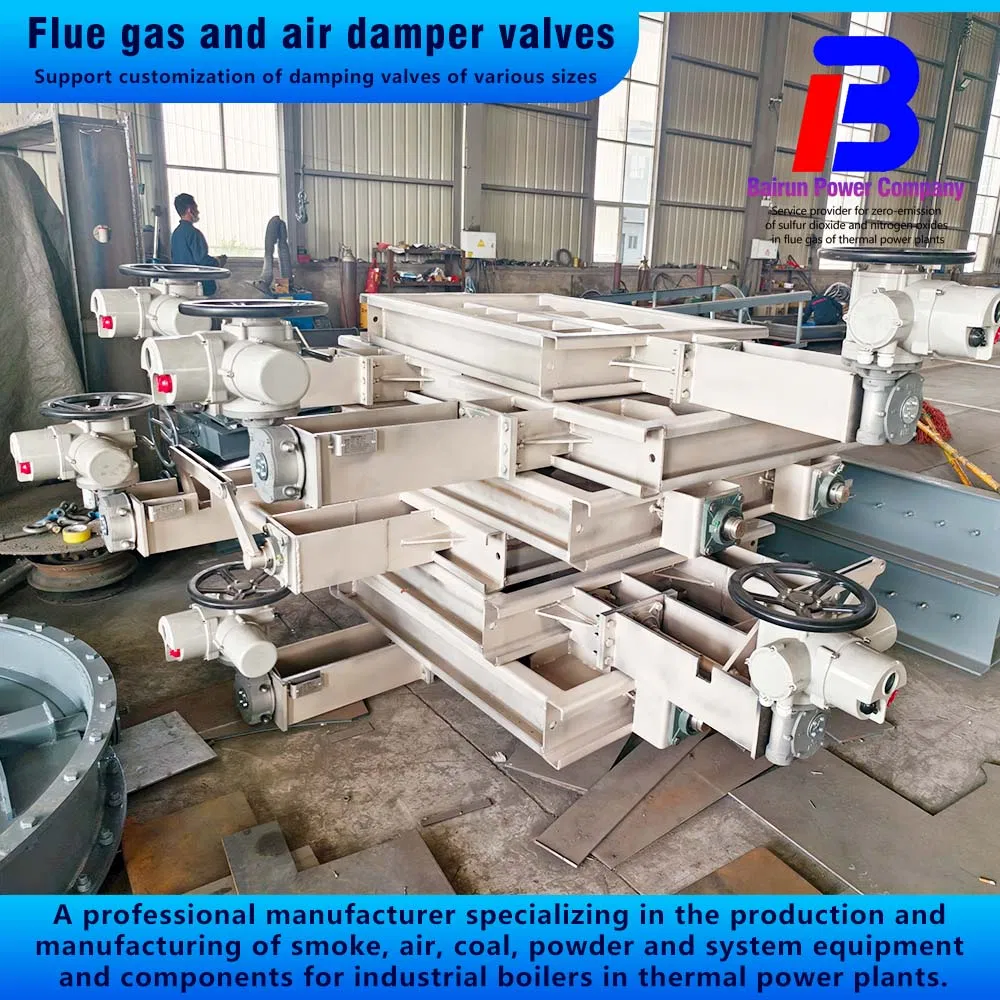 Coal-Fired Boiler Flue Damper, Suitable for Dust Removal and Desulfurization Pipelines