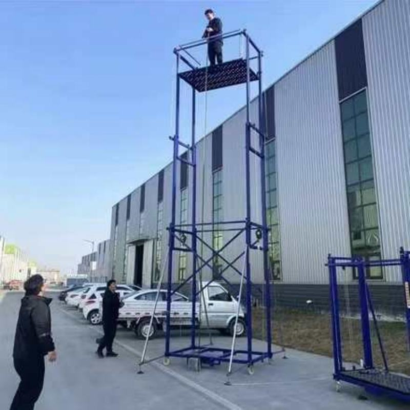 2m-12m Lifting Height Multi-Purpose Platform for Painting Cleaning Installation and Building Repair Electric Lifting Scaffolding