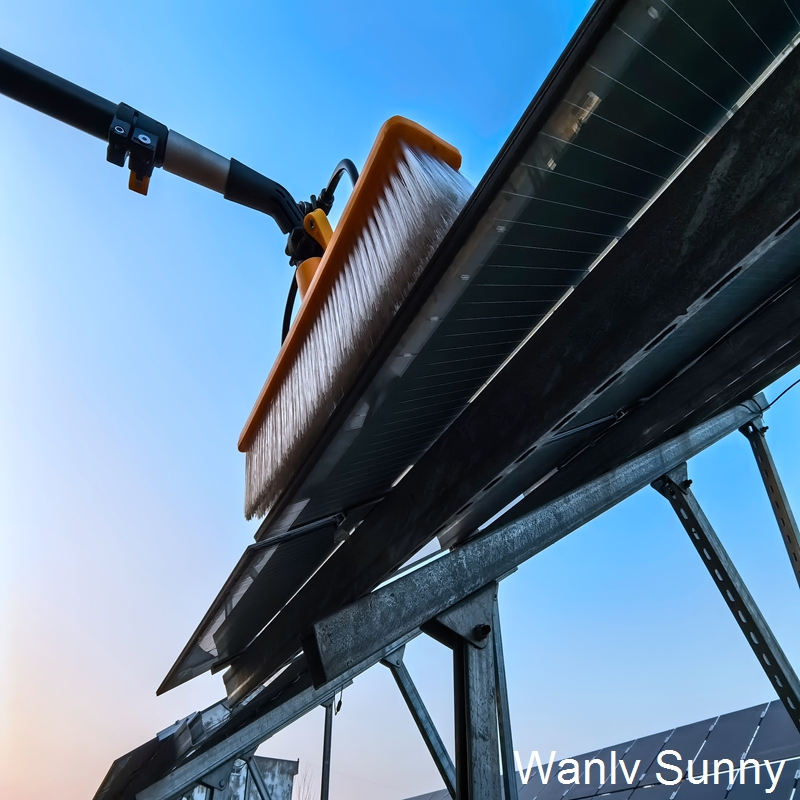 Lightweight and Efficient Solar Panel Cleaning Brush, Windows Cleaning Tools