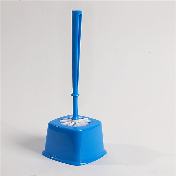 Sanitary Ware Bathroom Accessories Super Cleaning Standing Bowl Plastic Toilet Brush with Holder