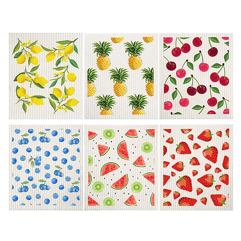 Wholesale Eco-Friendly Cellulose Cloth Kitchen Cleaning Dish Cloths