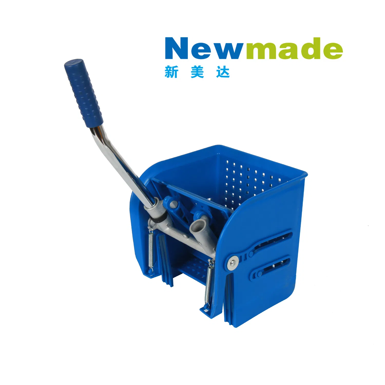 20L Plastic Cleaning Mop Bucket Cleaning Trolley Wringer Trolley