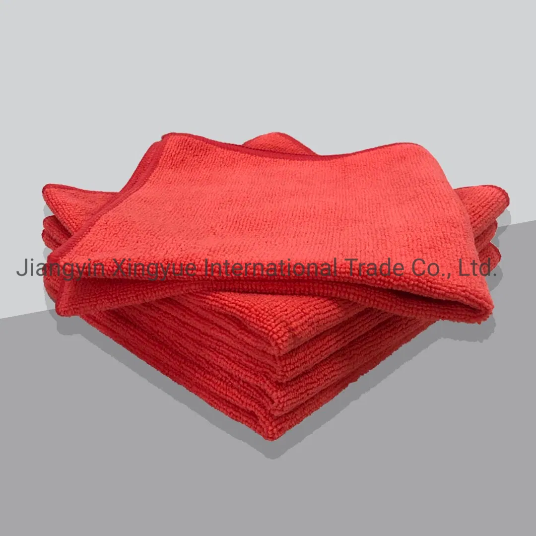 300GSM 40cm*40cm 80%Polyester 20%Polyamide Microfiber Kitchen Car Cleaning Cloth for Dish Bathroom
