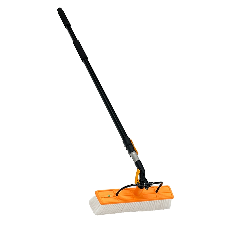 12-FT Water-Fed Pole Cleaning Brush Tool for Window Solar Panel Cleaning