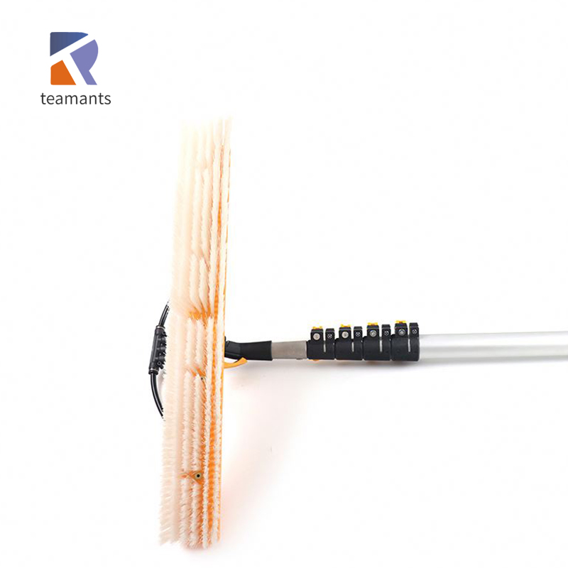 Solar Panel Cleaning Tool with Adjustable Pole for Easy Use