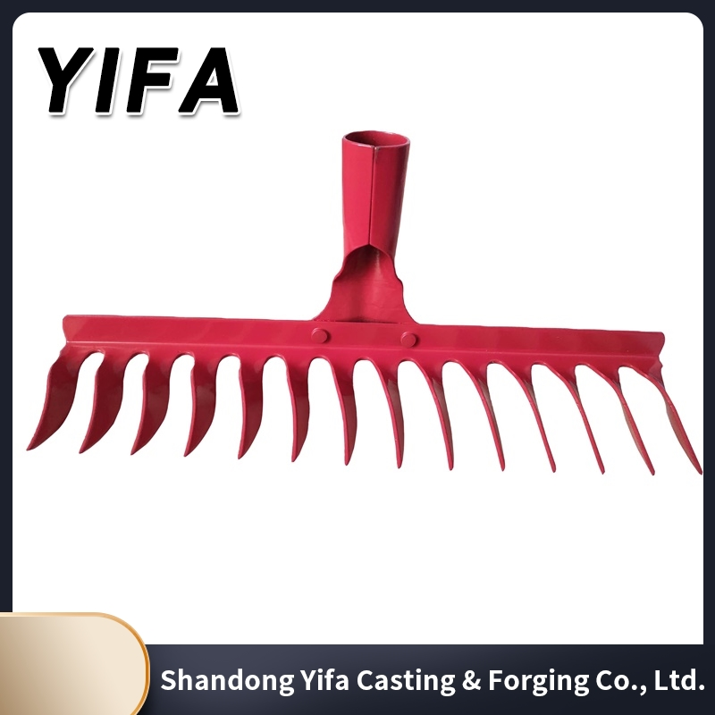 High Quality Cheap Garden Tools Metal Small Agricultural Glass Lawn Rake Mini Garden Rake Tools