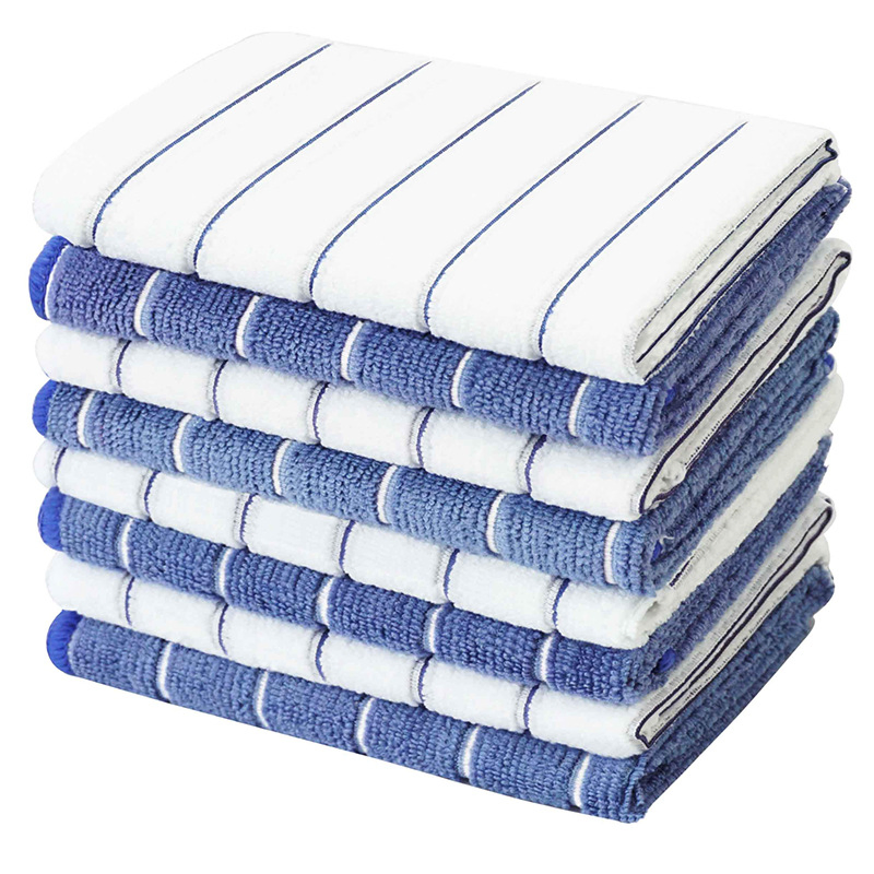 330GSM 45*65cm Microfiber Kitchen Household Cleaning Cloth Car Clean Dishcloth