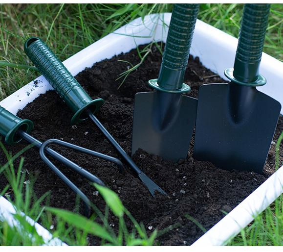 Set of 4 Garden Tools for Kids Women Planting 10 Inch DIY