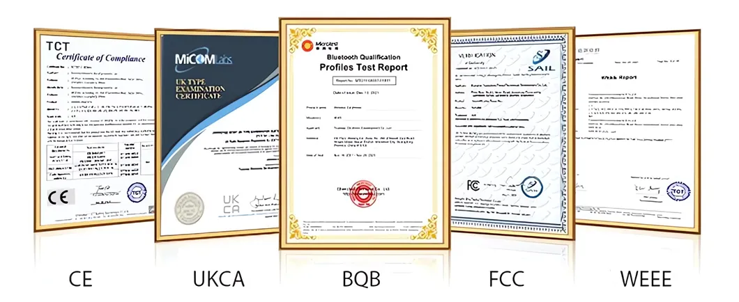 Certifications