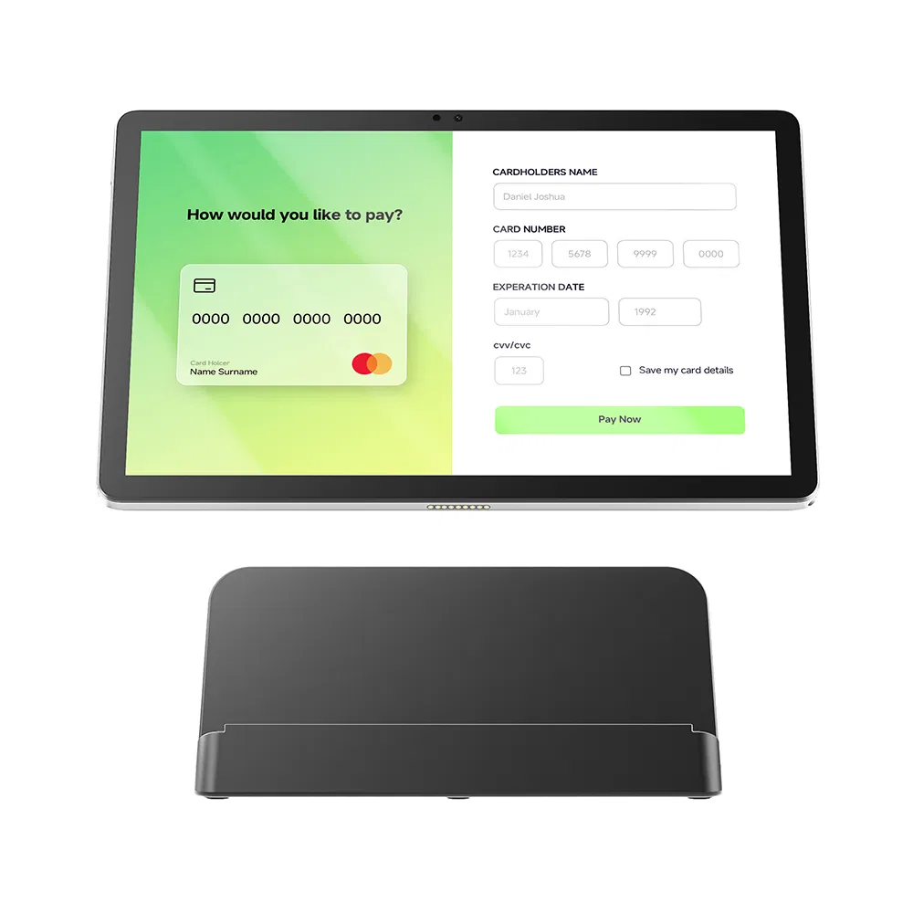 OEM ODM 10.1inch POS Tablet Android NFC Poe Touch Panel Tablet PC with Docking Station