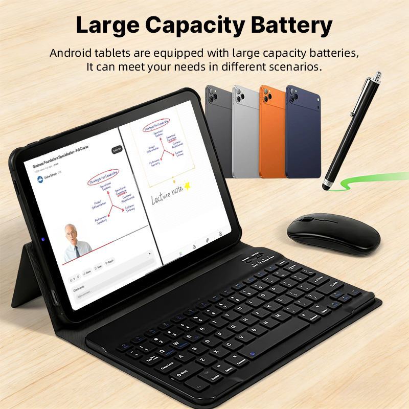 10.1 Inch Tablete 4G LTE HD Screen 5000mAh Android FCC CE Tablet PC Wtih Bt Keyboard Case